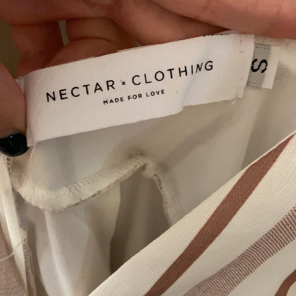 Pink & Mauve Striped Romper - Picture 3 of 3